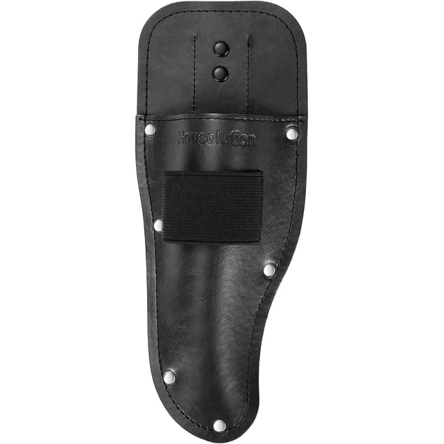 Fundas para tijeras de podar, funda para tijeras de podar de cuero PU, funda para herramientas de tijeras de jardín con banda elástica, accesorio para cinturón multifuncional con clip, negro esquí esquí Gafas de esquí
