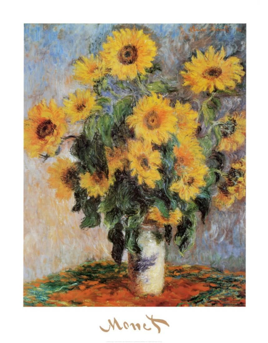 Sunflowers, c.1881 Art Print by Claude Sold by