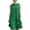 Green, variant on Women's Elegant Layered Chiffon Mini Dress, Sleeveless 3-Tiered Cocktail Party Dress, Formal Sleeveless Round Neck Shift Gown