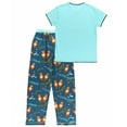 thumbnail image 4 of Lazy One Women's Pajama Set, Short Sleeves with Cute Prints, Relaxed Fit, No Wake Zone, 4 of 7
