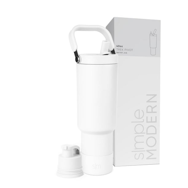 Botella de agua Simple Modern Trek Pivot 1.2 L con asa
