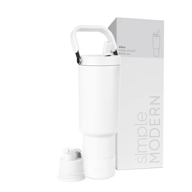 Botella de agua Simple Modern Trek Pivot 1.2 L con asa