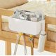 thumbnail image 4 of 2026 Bedside Caddy Hanging Organizer with Hooks, Bedside Caddy Shelf - White (Caddy), 4 of 5