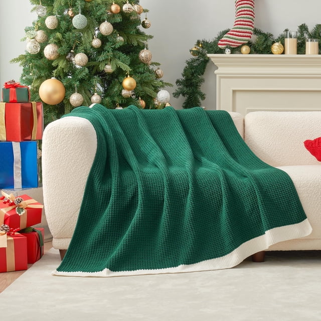 Manta Amélie Home Christmas Waffle Chenille de 50 x 60 cm