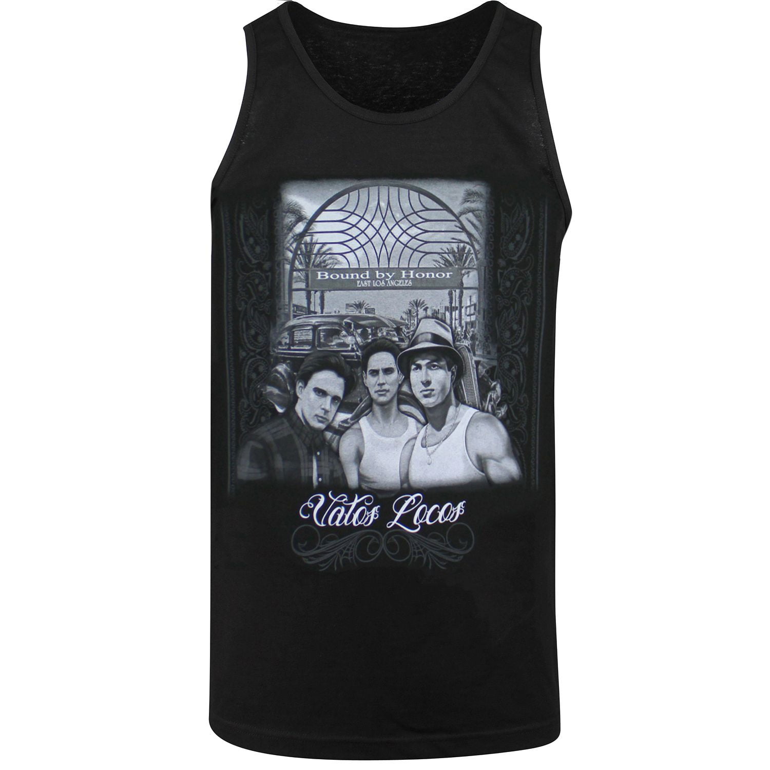 ShirtBANC Mens Chicano Inspired Vatos Shirt Blood In Blood Out Movie