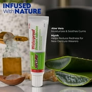 Secure Sensitive Denture Adhesive Cream with Aloe Vera & Myrrh, 12H Max Hold, Waterproof Seal - Zinc Free - For Uppers, Lowers & Partials - FSA HSA Approved - Food Grade Ingredients - 1.4 oz (1 Pack)