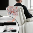 thumbnail image 5 of Xoenoiee Cardinal Cherry Blossom Print Headrest Cover for Recliners, Furniture Slipcover Furniture Protectors, for Recliners Chairs Sofas Loveseats Theater Chairs Office RV Cover, 1 Pack, 5 of 7