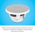thumbnail image 3 of Garmin Fusion® Signature Series 3i Marine Subwoofers, 10" 600 W Classic White Marine Subwoofer multicolor, 3 of 5