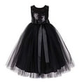 thumbnail image 2 of Ekidsbridal Heart Cutout Sequin Flower Girl Dress Junior Pageants Princess Ballroom Dance Gown 172seq 10, 2 of 3