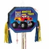 Monster Truck Pinata, Pull String, 20.5 x 17.5 in, 1ct