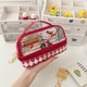 thumbnail image 1 of Sanrio-Bolsa de lápices de Hello Kitty para estudiantes, estuche de papelería portátil de doble capa transparente de gran capacidad, y la Oficina para la escuela, nuevo Fivean unisex, 1 of 2