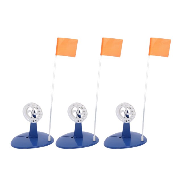 Flags 3pcs Ice Fishing Tip Up Flags Portable Anti Cold Tip Up Angling Indicator for Winter Fishing Tackle Accessory