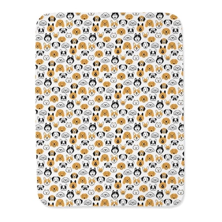Cute Dog Faces Blanket -Image by Shutterstock,