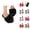 Black, variant on Slippers for Women 2025 Fall Winter Plush Fuzzy Fluffy Cute Warm Comfort Slip On Slides Indoor House Slippers