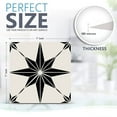 thumbnail image 2 of Mi Alma Black Star Shaped Peel & Stick Tiles - Vinyl Backsplash 8x8, 2 of 9