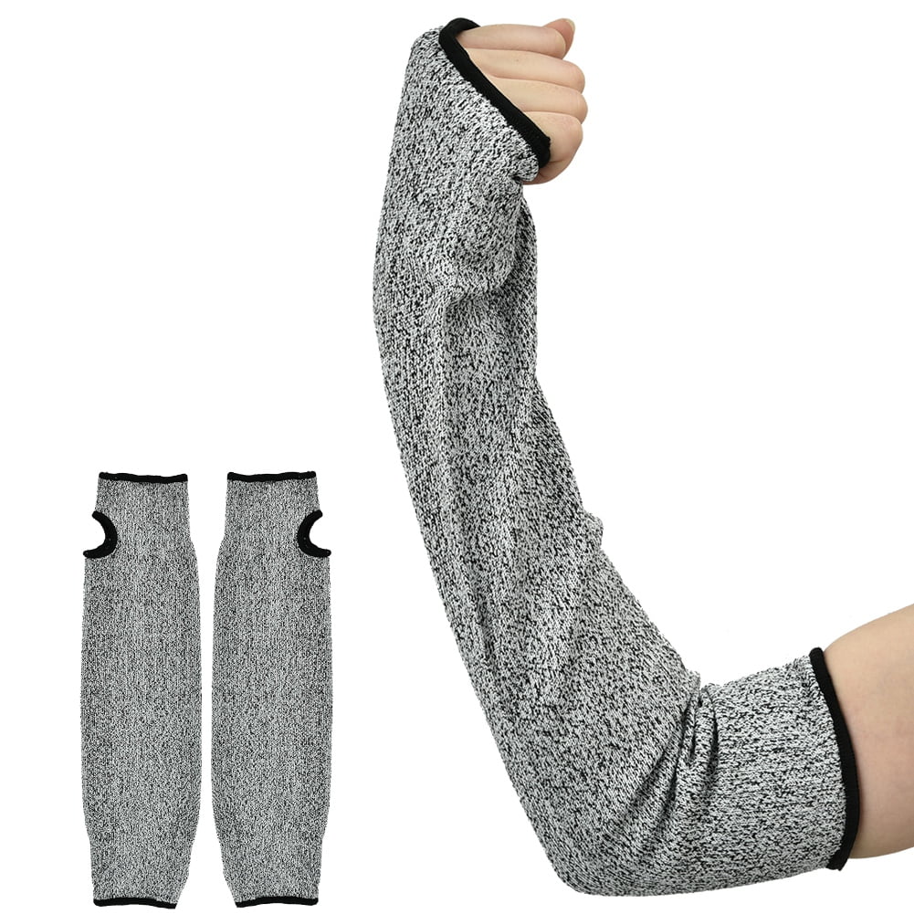 Fosa Knife-Proof Sleeve,1 Pair Safety Arm Protective HPPE Cut