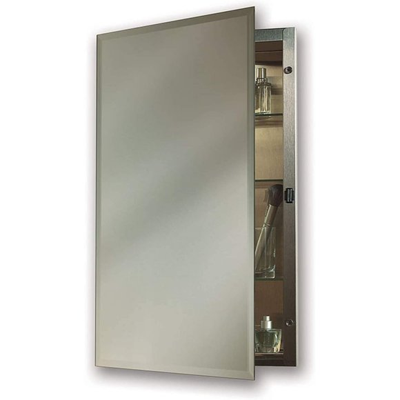 Frameless Beveled Mirror Medicine