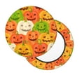 thumbnail image 2 of Lsque Cartoon Pumpkins Pattern Round Bar chair cushion covers Velvet Fabric Premium Comfort Protects from Scratches and Stains for 14-17 Inch Chair-12 inch, 2 of 7