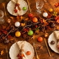 thumbnail image 7 of Cheapark Matte Pumpkin Hanging Ornament Balls, Artificial Tree Wreath Mantel Decor, Halloween Thanksgiving Fall Multicolor Shatterproof Plastic Baubles 15 Pack 1.96 Inch Each, 7 of 7