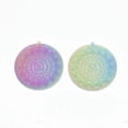 thumbnail image 2 of U8MO 5/10pcs 201 Stainless Steel Filigree Pendants Colorful Dangle Charms DIY Earring-Flat Round-5pcs, 2 of 2