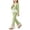 Green, variant on Spazoro Girls 2PC Outfit Sets, Fall Long Sleeve Round Neck Elastic Waist Matching Casual Clothing for Daily Wear Pink Size 5-6