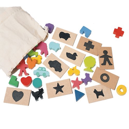 Constructive Playthings CPX-356 Feel & Find pour Encourager la Reconnaissance des Formes en Utilisant des Compétences Tactiles