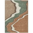 thumbnail image 2 of Addison Rugs Chantille Indoor/Outdoor Transitional Waves Copper Machine Washable Rectangle Rug, 10' x 14', 2 of 8