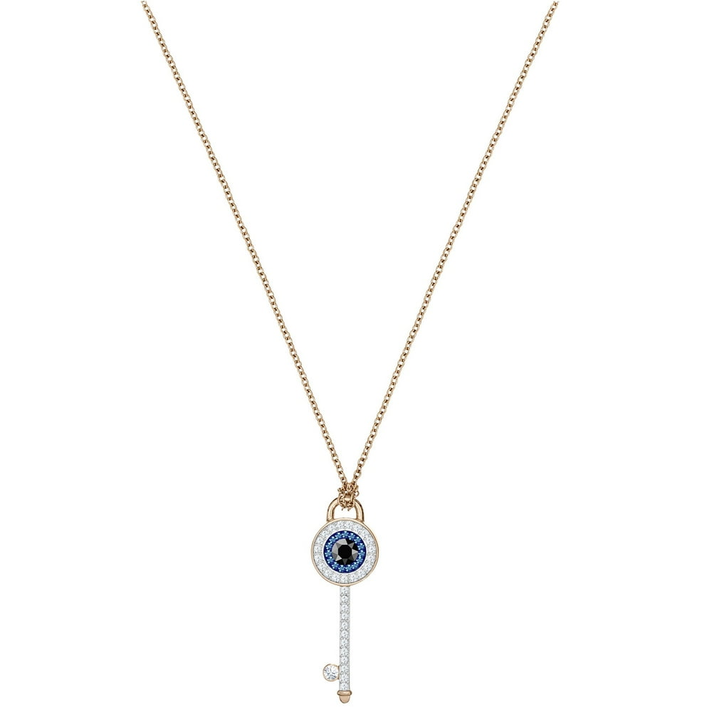 Swarovski - Swarovski Duo Evil Eye Necklace - 5437517 - Walmart.com