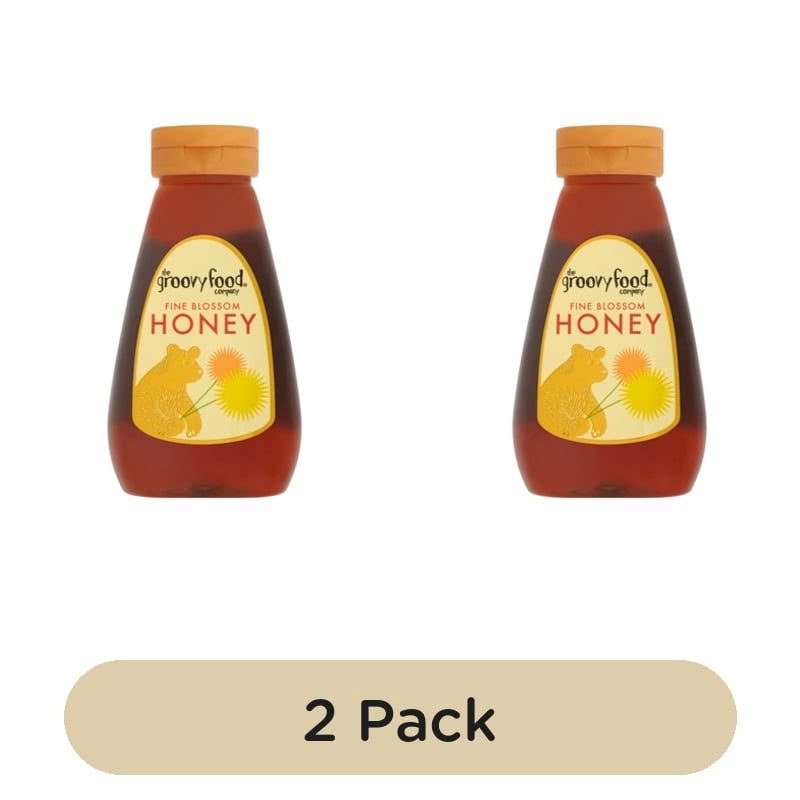 Groovy Food Fine Blossom Honey 340g, British Import (Pack of 2)