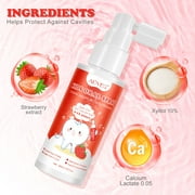 40ml Aliver Kids Oral Spray 0-12 Years,Mouth Wash for Toddler Children,Mouth Spray Cavity Prevention,Easy Dental Care Day and Night, Xylitol Strawberry Flavor,Fluoride Free