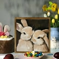 thumbnail image 7 of CCOCC Easter Wall Art Vintage Bunny Flower Canvas Print for Living Room,Khaki, 7 of 7