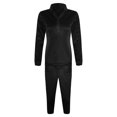 thumbnail image 3 of DDAPJ pyju Women's 2 Piece Trendy Outfits 2023,Long Sleeve Half Zip Sweatshirt and Elastic Waist Pants Matching Lounge Sets Fall Winter Lightweight Tracksuit, 3 of 3