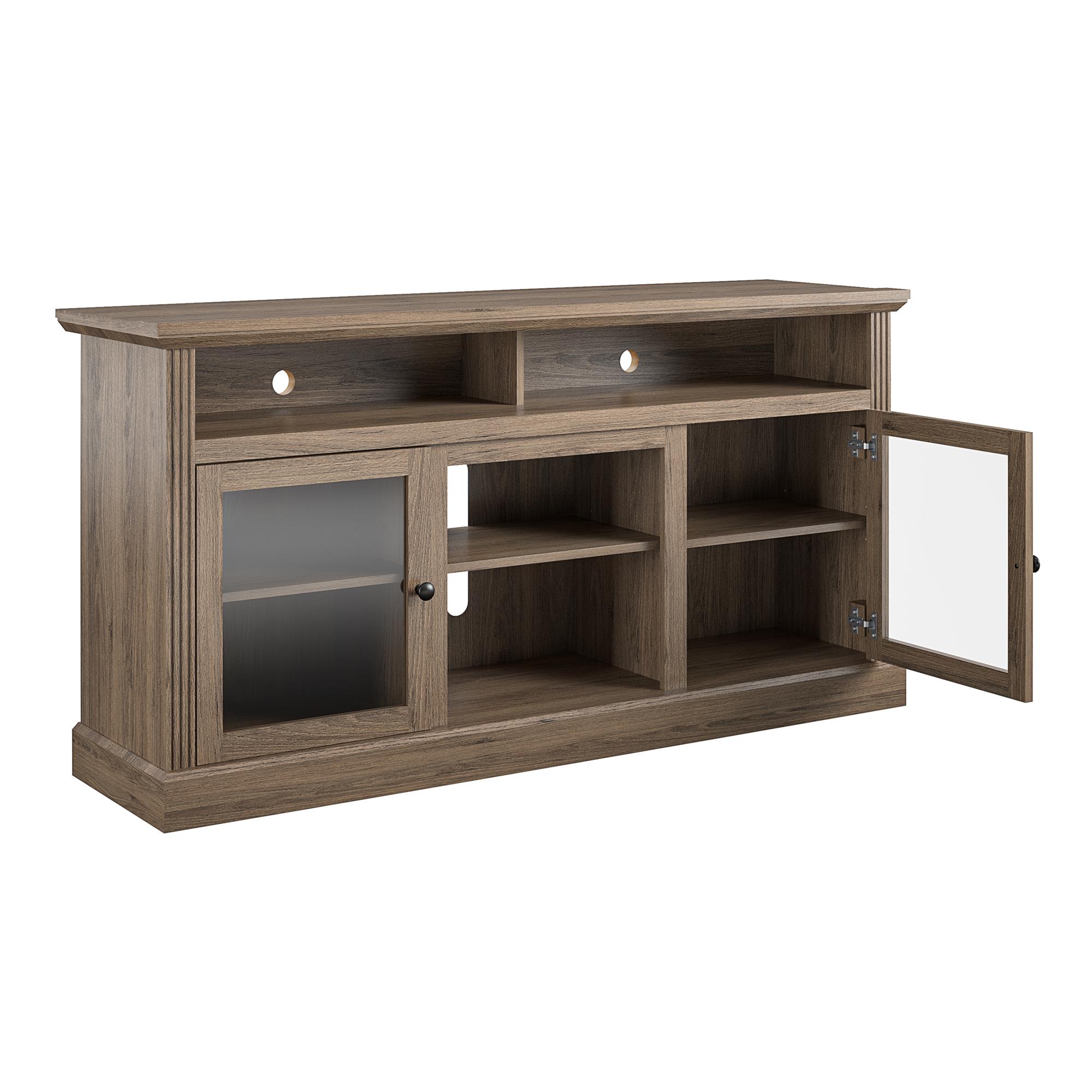Ameriwood Home Chicago TV Stand for TVs up to 65", Rustic Oak