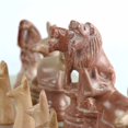 thumbnail image 4 of Ensemble d'Échecs Masaï en Stéatite Sculptée à la Main 14 Planches Smolart, 4 of 7
