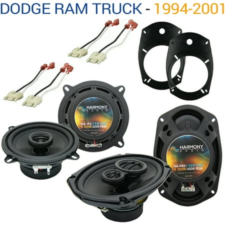Dodge Ram Truck 1994-2001 Factory Speaker Upgrade Harmony R69 R5 Package