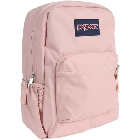 JanSport Comfortable & Lightweight Cross Town Cool Backpack, Misty Rose