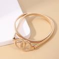 thumbnail image 4 of Hermoso cinturón elástico dorado de moda para damas de primavera, versátil y decorativo, cadena de cintura para mujer, material elástico, 4 of 6