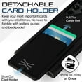thumbnail image 2 of TORU MX PRO for Galaxy S22 Ultra  Slim Hard Wallet Case | Dual Layer Protective Shockproof Cover with Built-in Magnets for MagSafe Compatible | Detachable Sliding Card Holder for 3 Cards – Black, 2 of 6