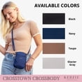 thumbnail image 7 of Kedzie Crosstown Multi-Pocket Crossbody Bag, Navy (Women's), 7 of 7