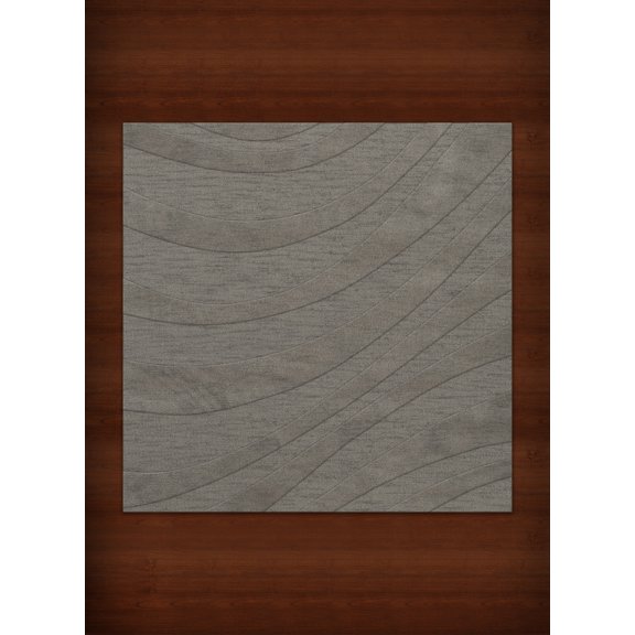 Dalyn Dover Area Rug DV12 Dv12 Silver Waves Swirls 8' x 8' Square