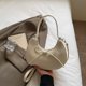 thumbnail image 1 of Bolso de mano con lazo de color sólido simple para mujer, bolso de hombro informal, versátil y de moda, novedad de verano 2025, 1 of 5