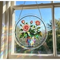 thumbnail image 3 of Suncatcher Sun Catchers Indoor Window Acrylic DIY Puzzle Tree of Life 7.4 Inch Window Hanging Home Garden Decor House Warming Gifts for Women by PALIFEUR, 3 of 10