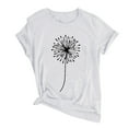 thumbnail image 5 of Mchoice Womens Tops Casual Printed Short Sleeve O-Neck Loose Summer Graphic Tees For Women, 5 of 5