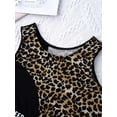 thumbnail image 5 of iEFiEL Kids Girls 2PCS Ballet Dance Outfit Tank Top with Letters Printed Bottoms Athletic Set for Gym Workout, 5 of 7