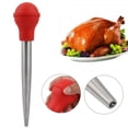 thumbnail image 1 of Turkey Tool, Premium Stainless Steel Turkey Tool Marinade Seasoning Injector Kitchen Flavour Syringe Basting Pump, 1 of 7