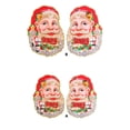 thumbnail image 3 of Bewildely Paquete de 2 pegatinas de Navidad autoadhesivas para fiesta de Navidad, vacaciones, Papá Noel, calcomanías para el hogar, Bar, Hotel, Kits de decoración para fiestas L Bewildely HA070079-02, 3 of 6