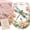 B 2026 limited edition honey bee garden glass tea cup, variant on Limited Edition 2026 Garden Morning Bliss Glass Tea Cup, Hummingbird Floral Clear Embossed Glass Cup, 14 oz Nature Bird Flower Mug for Tea Coffee Iced Drinks, Gift for Mom Friends Garden Lovers (D)