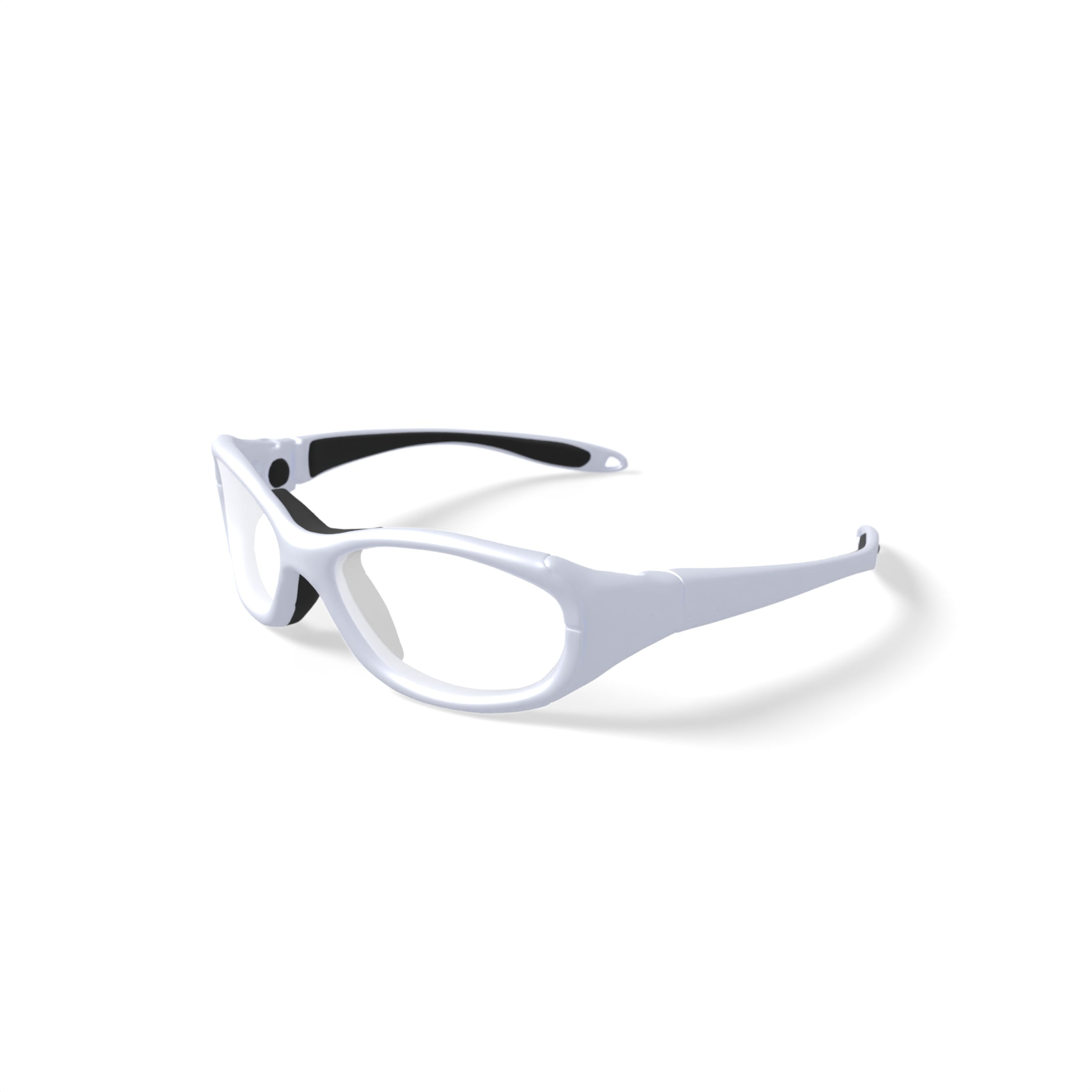 Liberty Optical Rec Sports Spec Protective Eyewear - Shiny Plated Silver