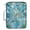 Blue Green Floral Stained Glass, variant on Haosy Accordion File Organizer Zipper Binder 500 Sheet 6-Tab Expanding File Folder Multi-Pocket 1.2 Inch 3 Ring Orange