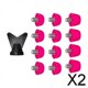 thumbnail image 1 of 2x12x Tacos Para Botas De Fútbol, Zapatillas Deportivas, Entrenamiento Deportivo Para Interiores Y Exteriores, Rosa Y Rojo, 1 of 8